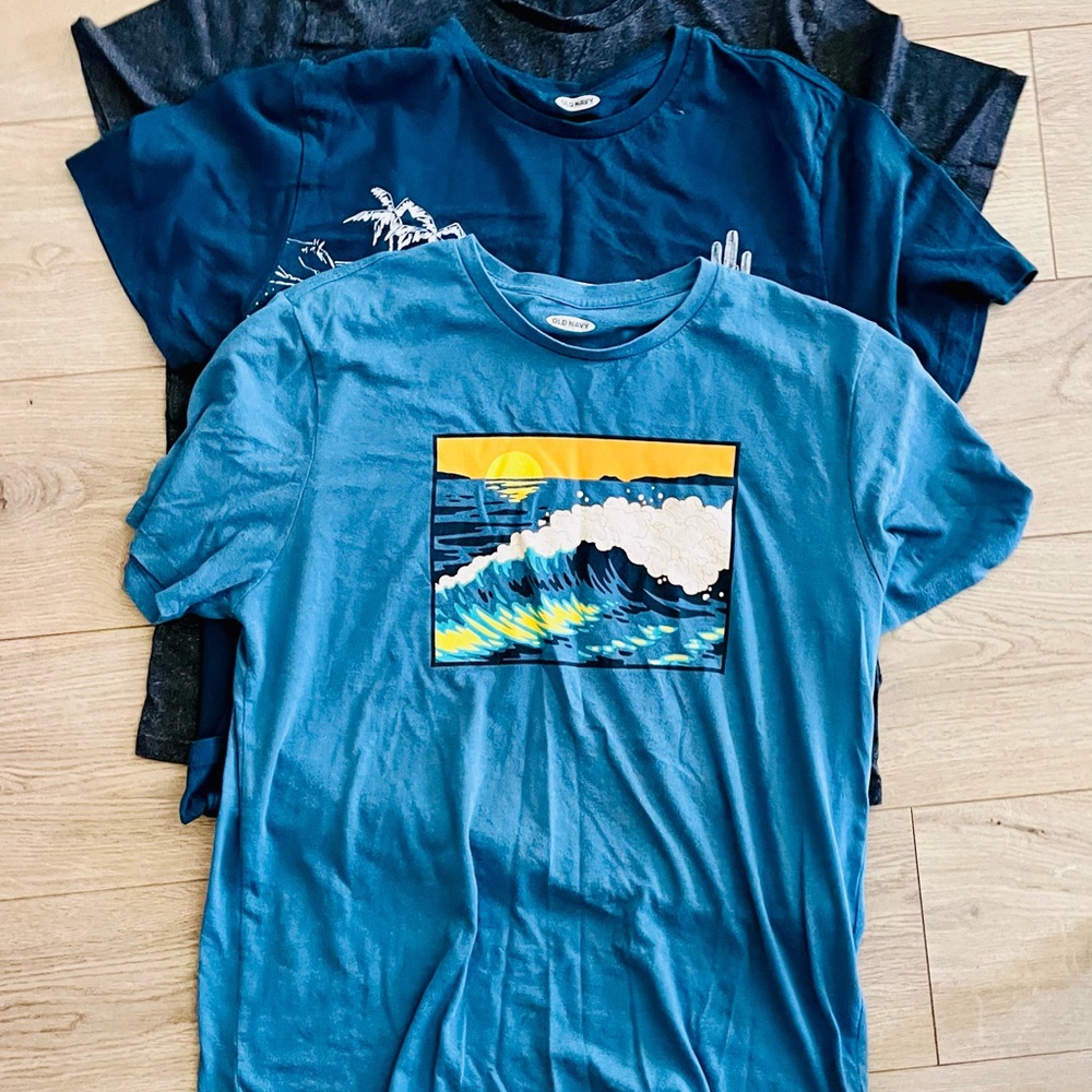 Lot of 4 Men’s Size Large Short Sleeve Tees - Picture 4 of 5